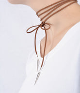 Kaamastra Long Brown Faux Chain